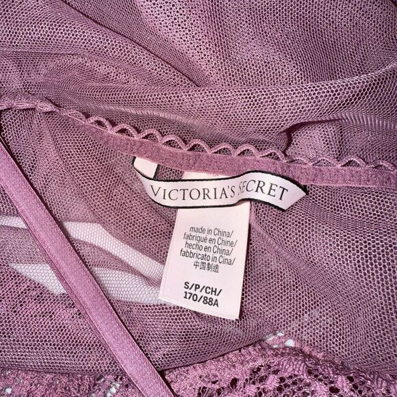Victoria’s Secret Women’s Lace Teddy Camisole Purple Size Small - Picture 4 of 5